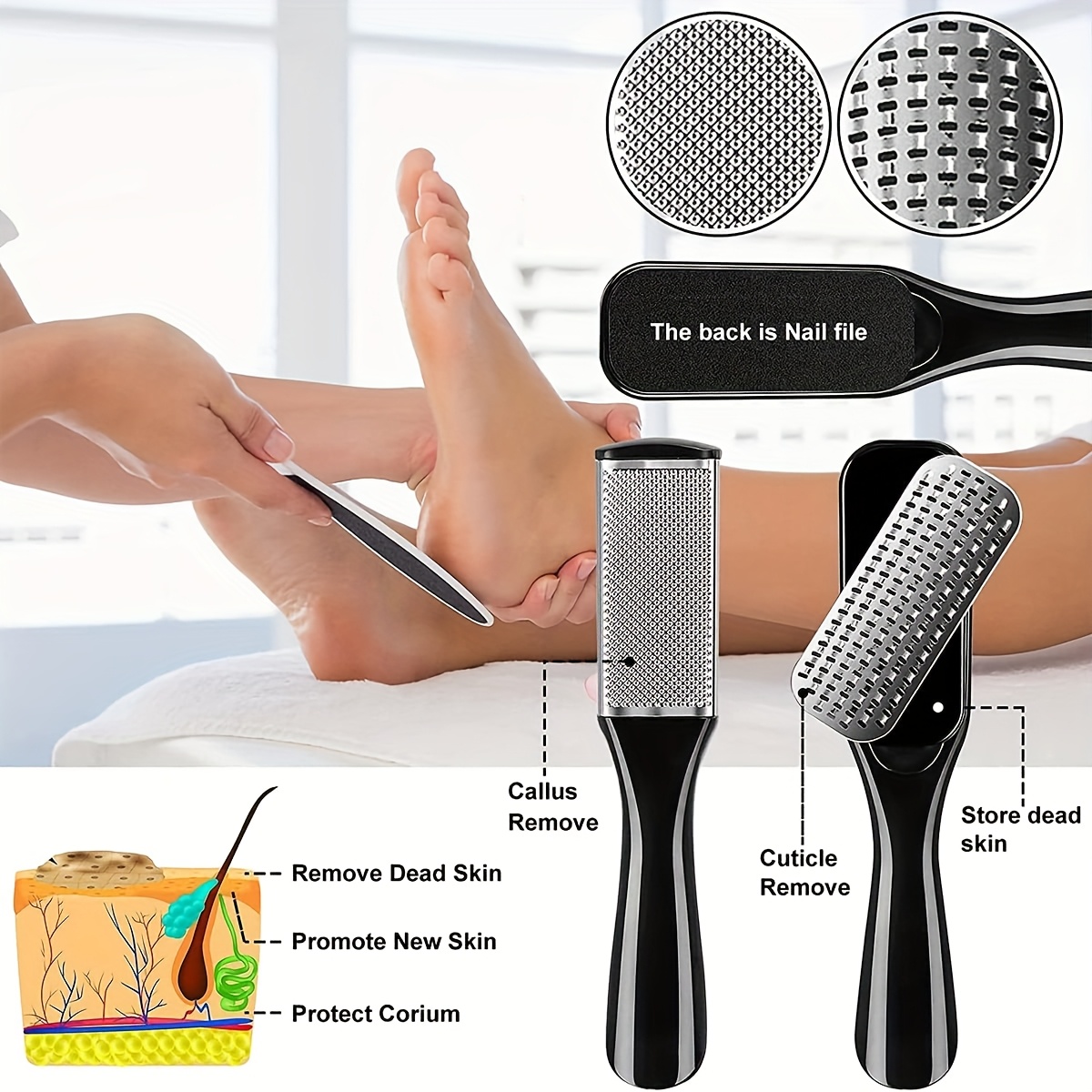 Home Improvement Kit - Pedicure set van roestvrij staal, voetverzorgingsset,