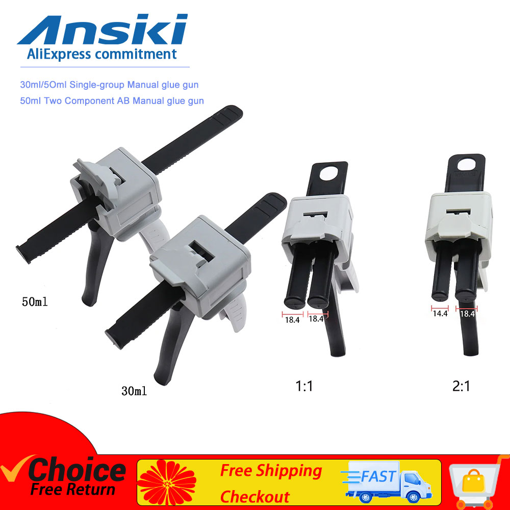 Caulking Gun Dispensing - Handleiding1:1 2:1 10:1 lijmpistool Doseerpistool AB