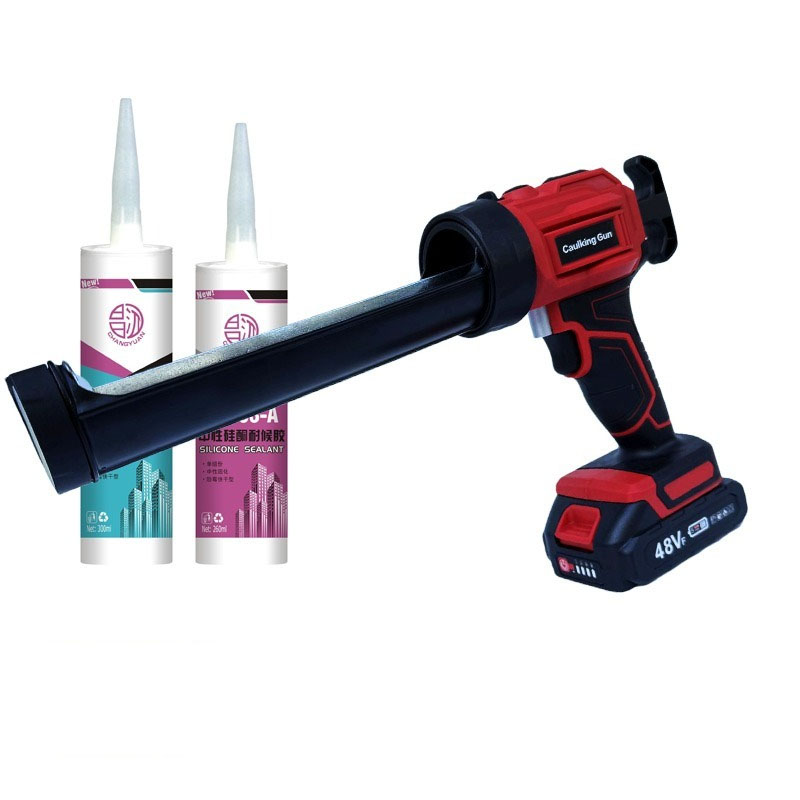 Caulking Gun Dispensing - Draadloze elektrische kitpistool met LED-lamp, 21V