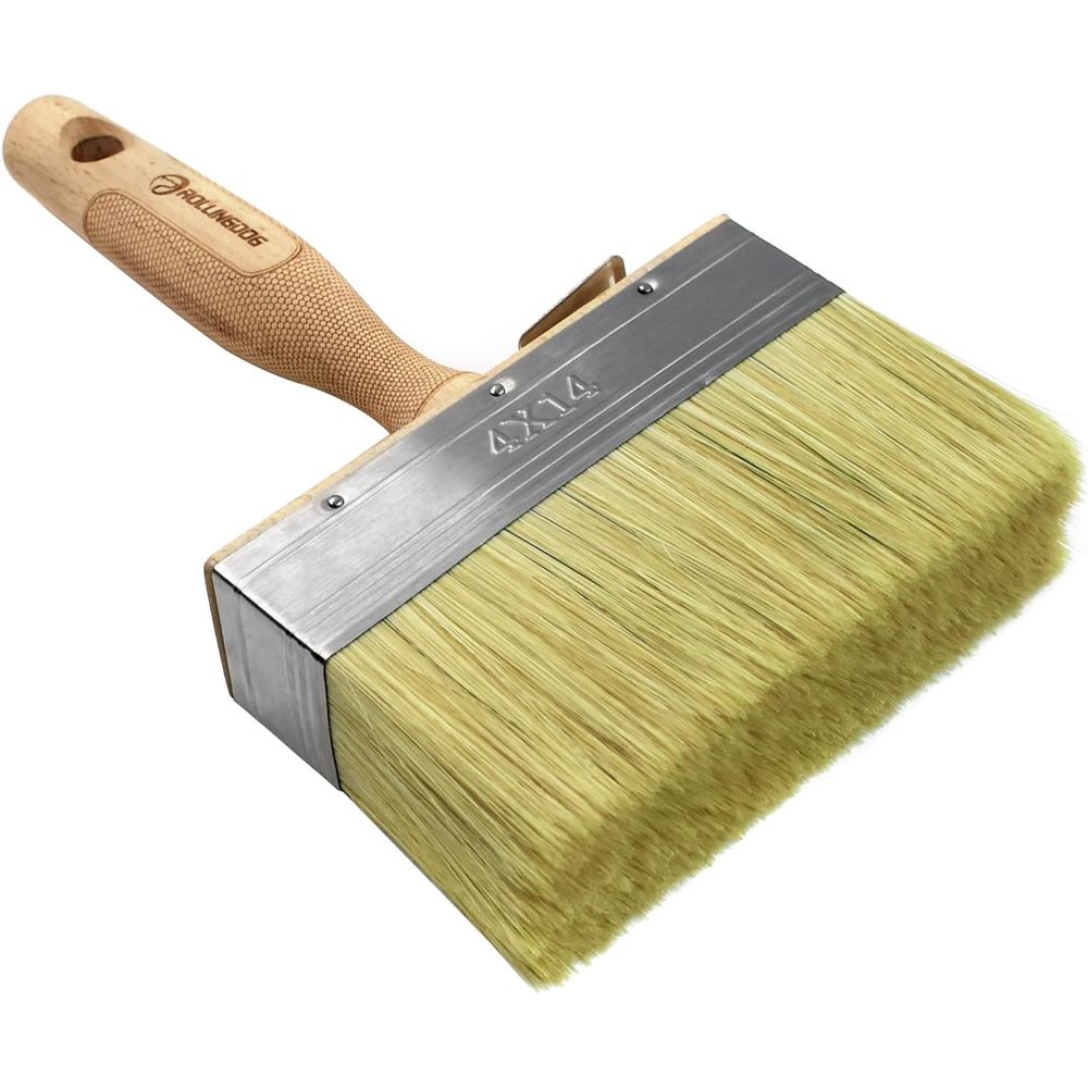 5,5 cm grote limewash-dekborst - Wood Stain Brush recensie en prijs