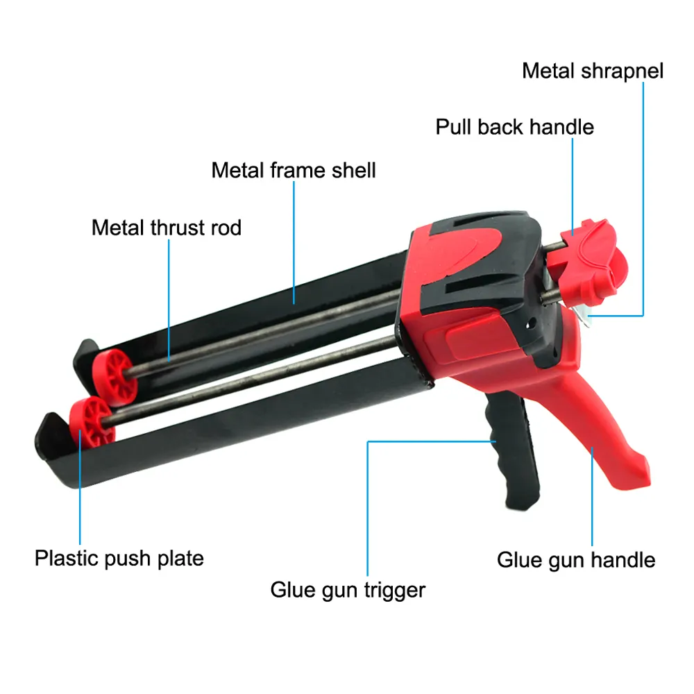 600ml 1:1 Dubbele Cartridges H - Caulking Gun Dispensing recensie en prijs