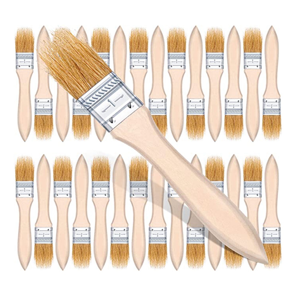 ABUH-100 stuks 1 inch chipverf - Wood Stain Brush recensie en prijs