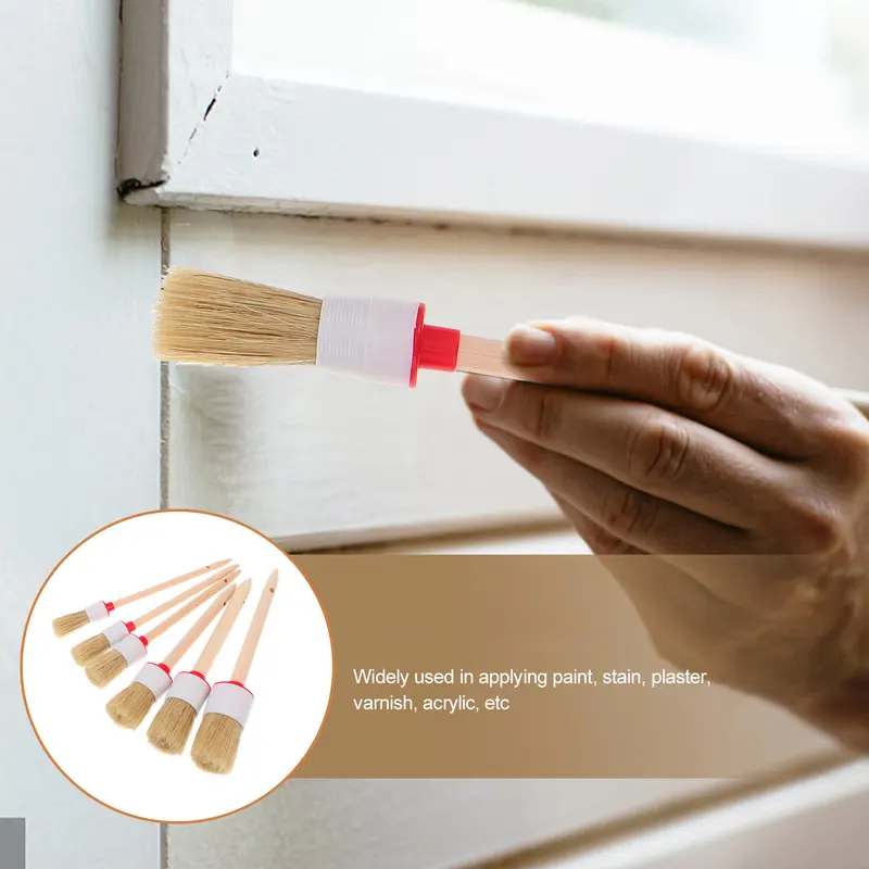 6 stuks premium borstelverfkwa - Wood Stain Brush recensie en prijs