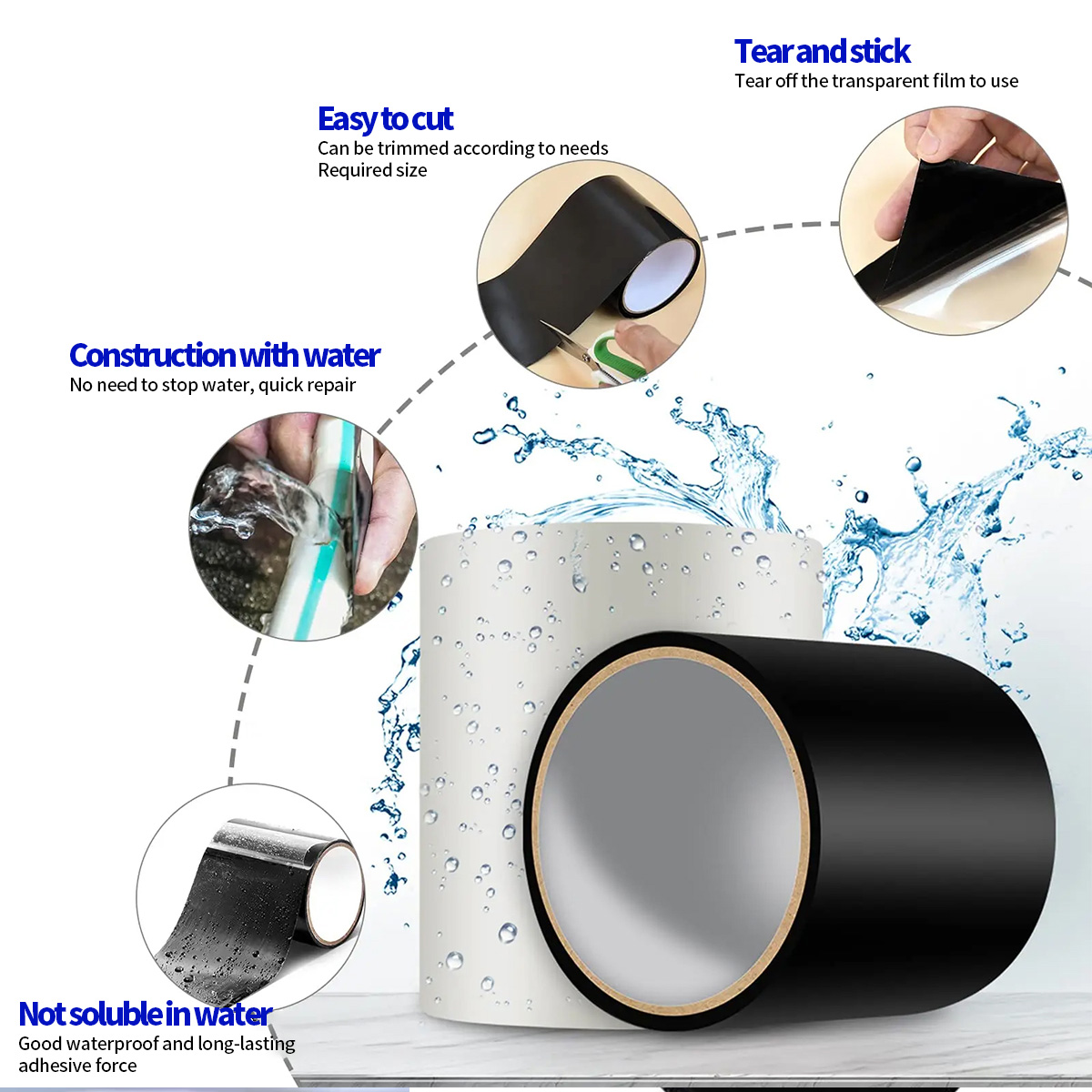 Waterdichte tape voor lekrepar - Roof Sealant Patch recensie en prijs