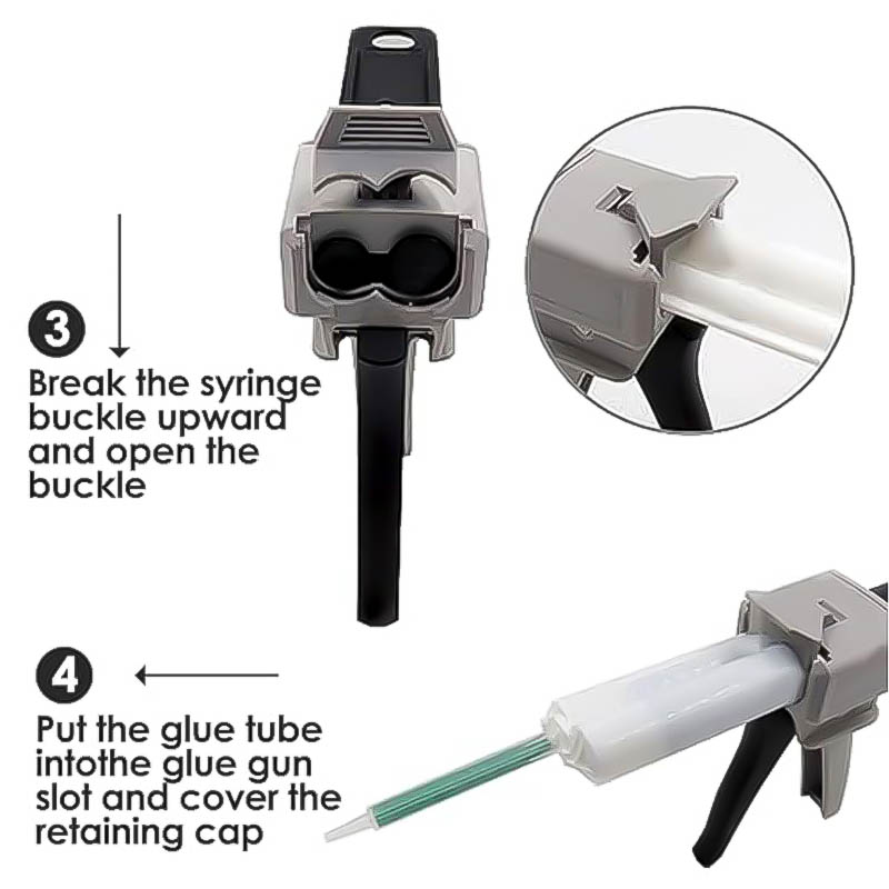 30ml 50ml Verhouding 1:1 / 2:1 - Caulking Gun Dispensing recensie en prijs