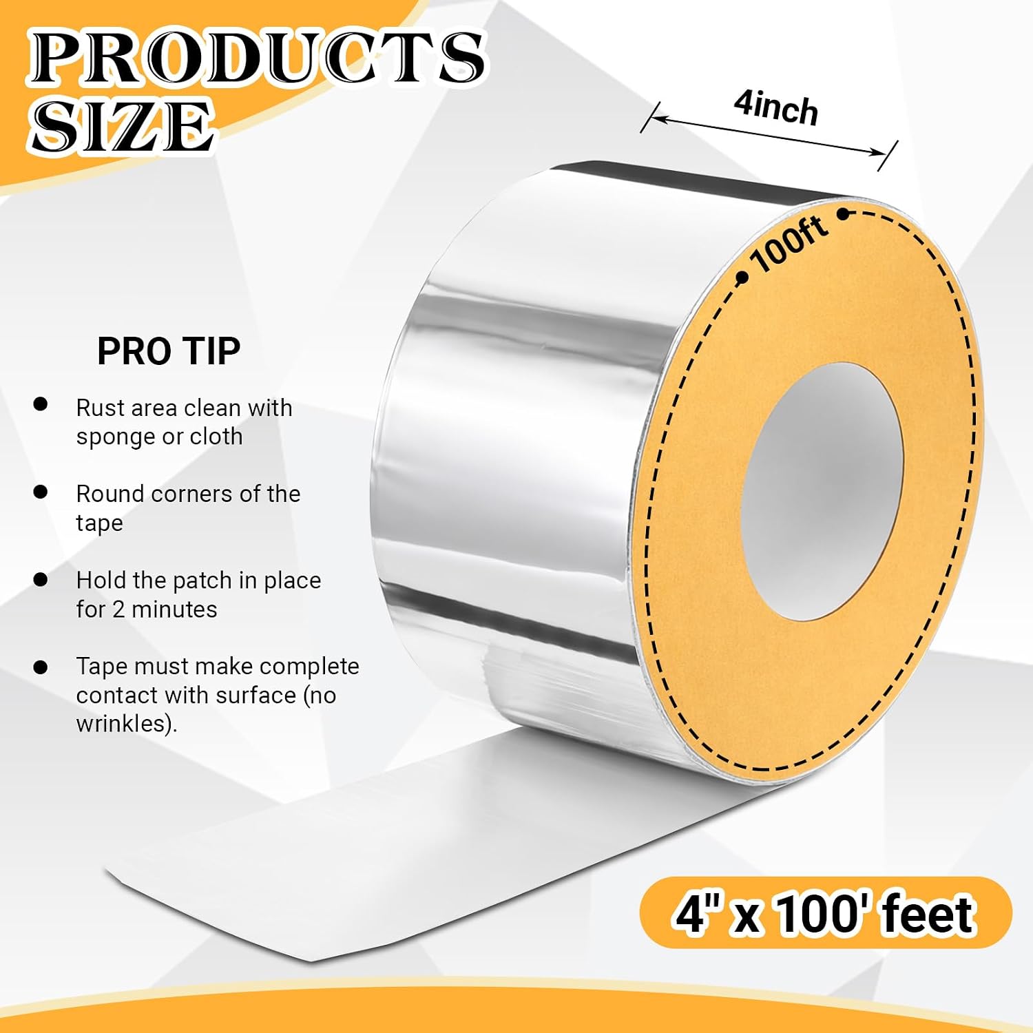 4 inch x 100ft Butyltape, alum - Roof Sealant Patch recensie en prijs